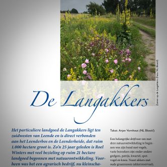 Tijdschrift Oase - De Langakkers - Roel Winters